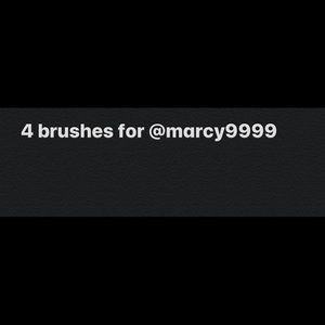 4 brushes for @marcy9999